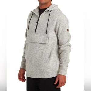 Billabong Gray Pullover Hoodie, Size Large
